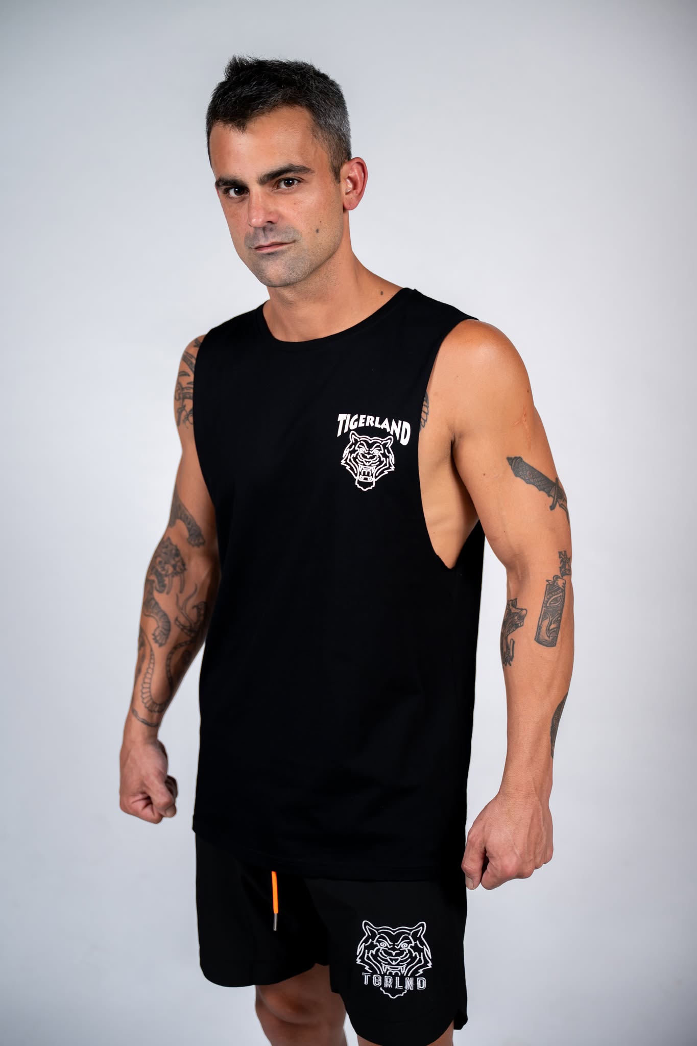 Black Sleeveless Shirt